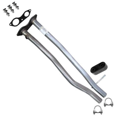 Exhaust H Pipe Compatible with Chevy & GMC K1500 1996-1999 5.7L | Stainless Steel | Northeastern Exhaust | Includes Gasket, Hanger, Clamps and Bolt Kit | Direct-Fit Replacement