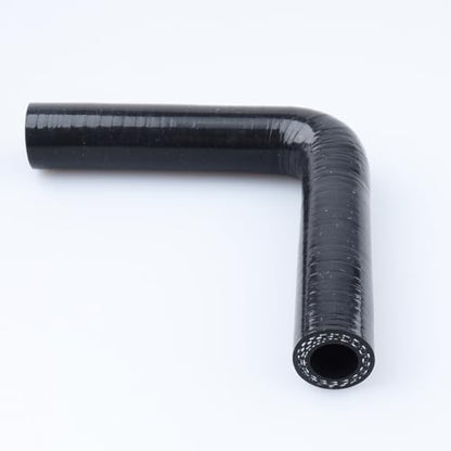 AC PERFORMANCE ID 1/2" 90° Degree Elbow Silicone Hose Coupler Black - color: Black, size: ID 1/2" (13mm)