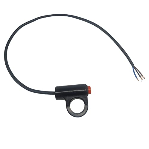 RAYANA 7/8" 22mm Motorcycle Handlebar Push Button Switch Horn, Stop/Start, Kill, Flameout Switch (Momentary Action)
