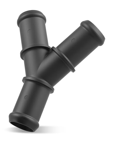 Heater Y-Joint Diverter 3/4"-3/4"-3/4", 3 Way Radiator Hose Connector Fit for Mercedes Benz BMW Toyota Honda Jeep Ram Audi Volkswagen Chevrolet Volvo Buick Ford Models, Water Pipe Splitter - size: Y2-Joint