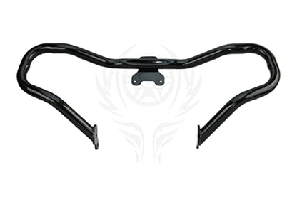 Chopped Engine Guard Crash Bar for Harley Touring 2014-2025 (Gloss Black) - color: Black