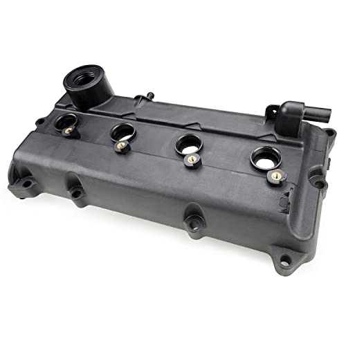 QR25DE Valve Cover with Tube Compatible with Nissan Sentra Altima 2002 2003 2004 2005 2006 2.5L Replace 13264-3Z001 264-982 - color: BLack+(Upgrade plastic)