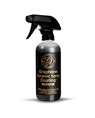 Adam's Polishes Advanced Graphene Ceramic Spray Coating - 18+ Months Sprayable Graphene Oxide Ceramic Coating for Cars, Boats, RV's & Motorcycle | Adds Extreme Gloss, Depth, Shine & Protection - style: Advanced 12oz