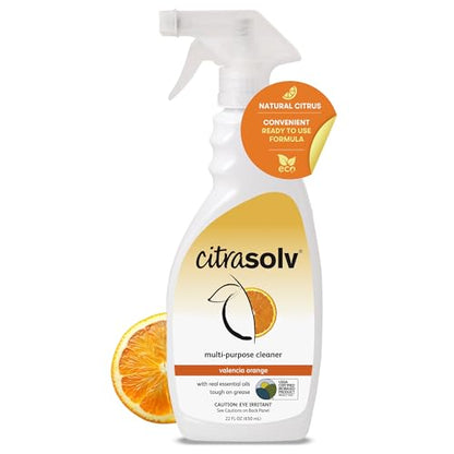 Citra Solv Multi Purpose Cleaner & Degreaser Spray, Valencia Orange, 22 oz - size: 22 Fl Oz
