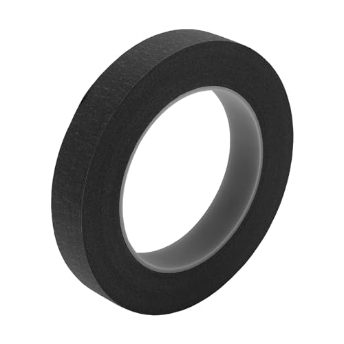 Painters Tape Easy Removal 0.8 Inches x 52.5 Yards Black - color: Black, size: 0.8 Inches x 52.5 Yards