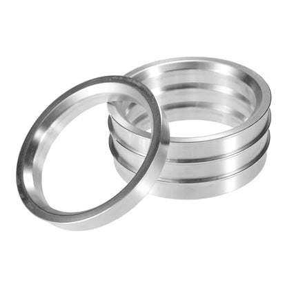 X AUTOHAUX 4pcs OD 66.6mm to ID 56.1mm Aluminum Alloy Car Hub Centric Rings Wheel Bore Center Spacer - size: 66.6mm ID to 56.1mm OD