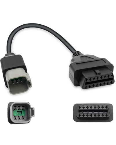 6Pin to 16Pin Motorcycle OBD Diagnostic Cable Adapter Fit for BRP Moto
