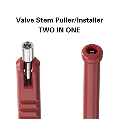 CKAuto Tire Valve Stem Puller/Installer with Tire Valve Core Tool - size: 2 in 1