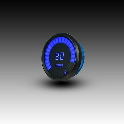 Intellitronix Speedometer Bargraph Memory Programmable Black Bezel M9222B (Blue) - color: Blue