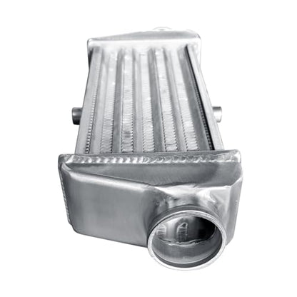 Universal Intercooler 16.5''x7''x2.7" Front Mount Intercooler 2.2'' Inlet and Outlet Aluminum Turbo Intercooler Direct Replacement for Any Turbo Charger system - size: 16.5''x7''x2.7" 2.2''