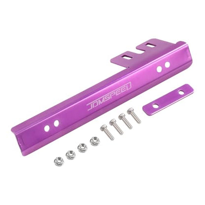 Front Bumper License Plate Mount Bracket Relocator Holder Bar Purple - color: Purple