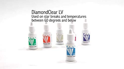 DiamondClear Windshield Repair Resin LV, Automotive Nano Fluid Glass Filler for Fixing Chips, Cracks and Star Breaks, Windscreen Crack Repair - Clear - 30cc