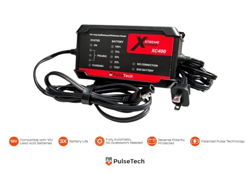 PulseTech XC400 Xtreme Charge 4 AMP Smart Battery Charger & Maintainer