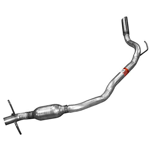 Walker 55358 Direct Fit Exhaust Resonator and Pipe Assembly 2.25" Inlet (OD) 2.5" Outlet (OD) for Ford Explorer Sport Trac