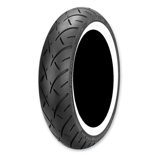 ME 888 Mara-thon Ultra Motorcycle Tire Rear Wide White Wall Size 130/90-16 Bias Ply 73H TL Cruiser Street Tire 2408300