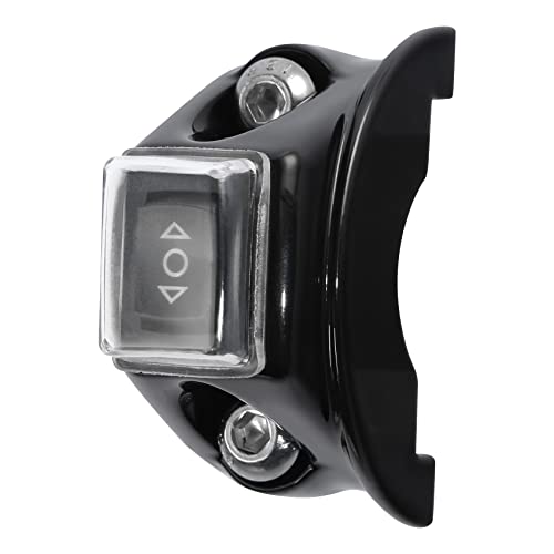 TCT-MOTORPARTS Black Clutch Bracket Control Switch Button Fits for Harley Touring Electra Glide