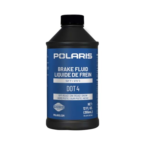 Polaris DOT 4 Brake Fluid, 12 Oz, for Snowmobiles, UTV SxS - Part 2872189