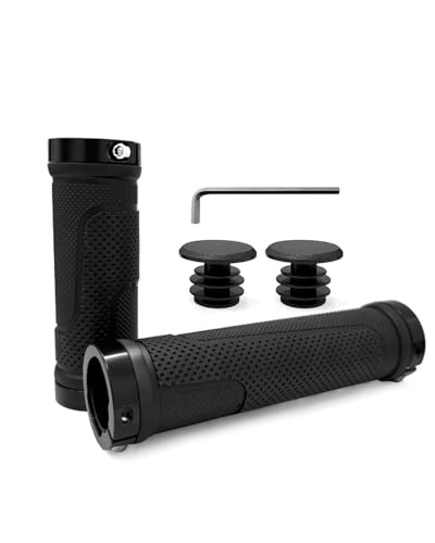 Bike Handlebar Grips, Replacement Bicycle Grips, Bike Handle Bar Wraps for Mountain, MTB, BMX, Beach Cruiser, Kids Bikes, Soft Non-Slip-Rubber Hand Grip Comfortable Ergonomic - style: Long/Short Versions