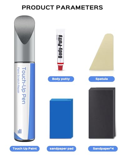 775/9775 Iridium Silver Metallic Touch Up Paint Repair Kit Compatible with Mercedes-Benz - DIY Kit Exactly Matches Chips and Nicks - color: Iridium Silver Metallic(775/9775)