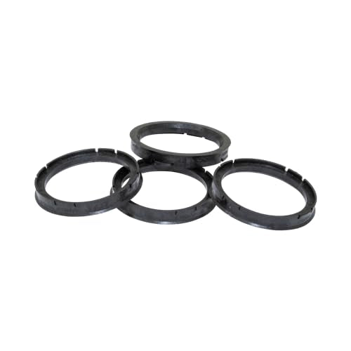 GORILLA Automotive 67-5406 Wheel Hub Centric Rings (67mm OD x 54.06mm ID) - Pack of 4 - size: Flanged 67mm OD - 54.06 ID