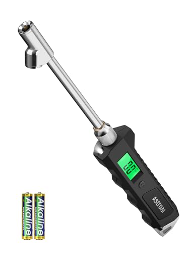 AstroAI Heavy Duty Digital Tire Pressure Gauge 0-230 PSI - size: 2 Pack, style: Long Version