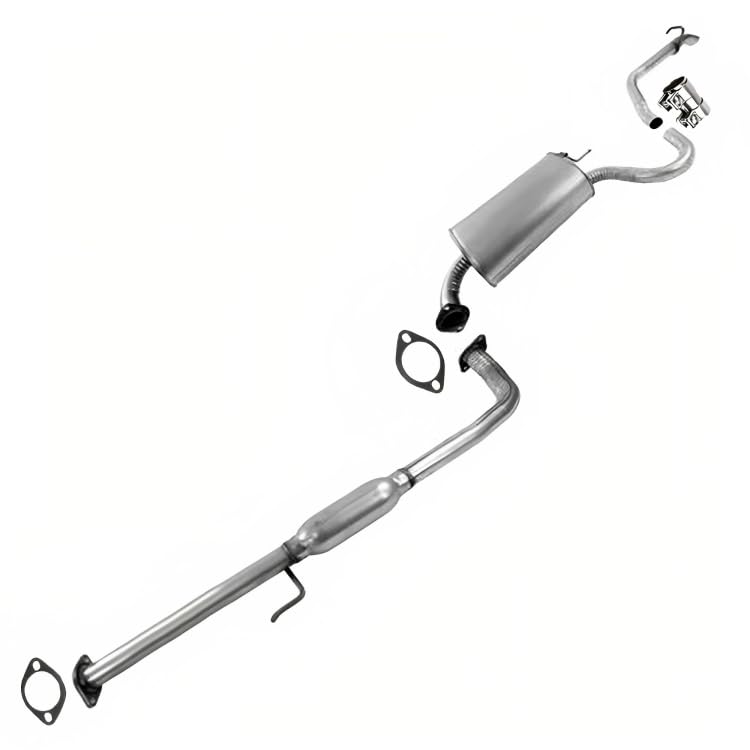 Northeastern Exhaust | Direct-Fit Resonator Pipe Muffler Exhaust System Kit Compatible for Hyundai Elantra 2007-2012 2.0L | Free Gaskets and Sleeve Included | Automotive Replacement Part