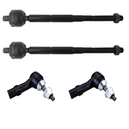4PC Front Tie Rods for Ford Flex Taurus, for Lincoln MKS MKT 2010-2016 - size: 4p for taurus 10-16