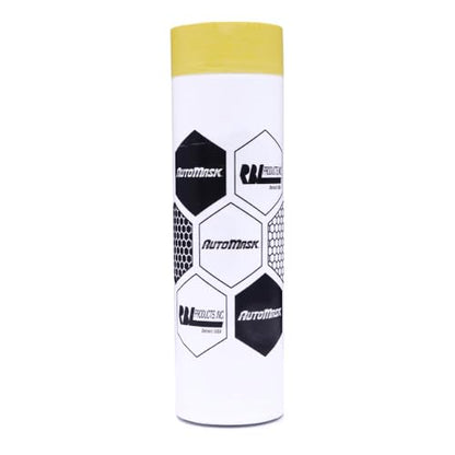 RBL 109 AutoMask 72” x 115’ Refill Roll – Pre-Taped, Lint-Free, Waterproof, Anti-Static Paint Masking Film – Heat & Solvent Resistant