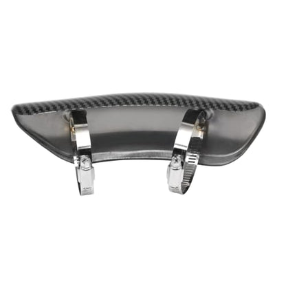 Exhaust Heat Shield Muffler Pipe Heat Cover Protector Guard Imitation Carbon Fiber Stainless Steel (C) - size: C