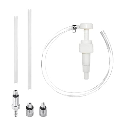 KVAEY 4 CC Fluid Pump for Quart Bottles, Automotive Quart Bottle Hand Pump with Flexible Tube, Fluid Pump Transfer Gear Oil Transmission and Differential Fluid, Car Accessories (4 CC, with Pump) - color: 4 CC, with Pump