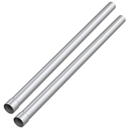 A-KARCK Straight Exhaust Pipe 2" OD 2 Pack, Stainless Steel 48" Long Mandrel Exhaust Tube, Custom Your Own Exhaust System - size: 2.0"-2, style: 48 INCH