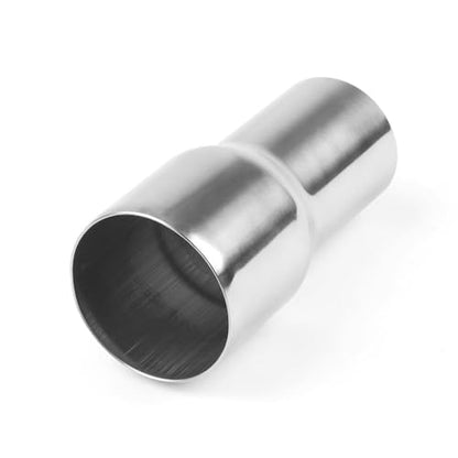 YSIL 2" OD to 3" OD Exhaust Pipe Adapter Reducer Stainless Steel 2PCS - size: 2" OD to 3" OD