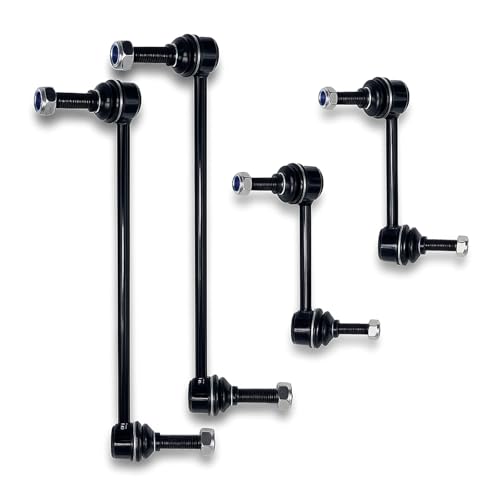 K750393 K750389 4PC Front/Rear Stabilizer Sway Bar End Link for Ford 2010 2011 2012 2013 2014 2015-2018 Flex Police Interceptor Sedan/Special Service Police Sedan/Taurus, for Lincoln MKS MKT - size: 4pcs-K750393 K750394 K750388 K750389