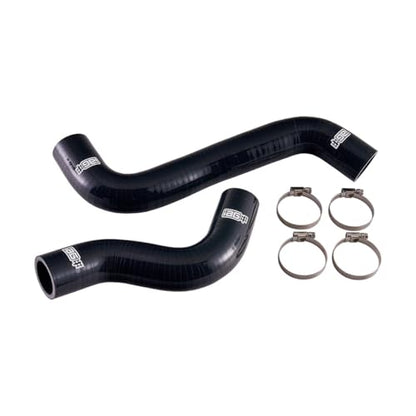 IAG Silicone Upper & Lower Radiator Hose Kit for Subaru WRX 2015-21, Black - color: Black