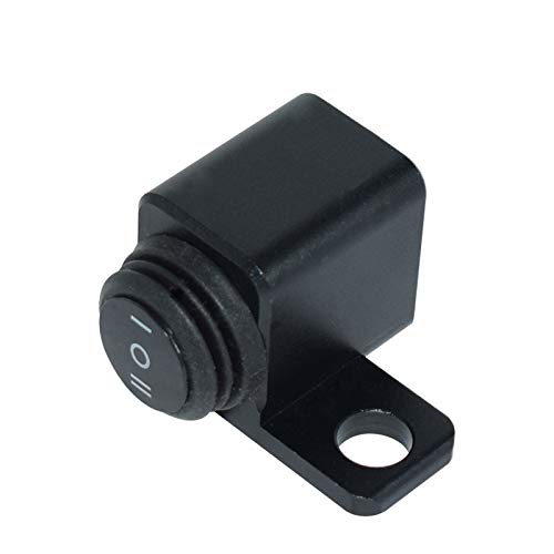 CNC Motorcycle Switches Waterproof ON Off ON Switch Handlebar Control Switch for Headlight High Low Beam Fog Light M8 M10 Screw Mount