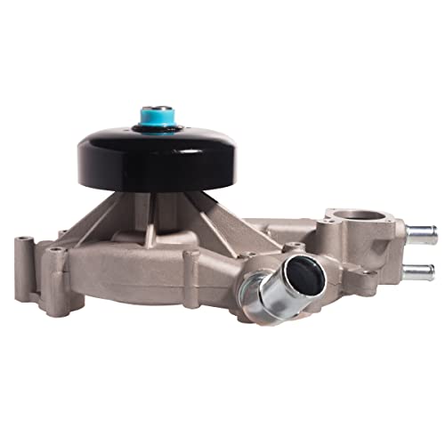 AUQDD AW5104 Water Pump Kit w/Gasket Fit For (Engine 4.8L/5.3L/6.0L) 04-06 Bu-ick Rainier 02-06 Cadillac Escalade Chevy Express Silverado Suburban 1500 Tahoe/GMC Envoy Savana Sierra 2500 Yukon - size: AW5104