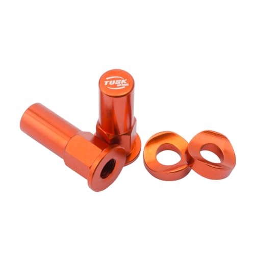 Tusk Rim Lock Nut and Spacer Kit - Orange - color: Orange