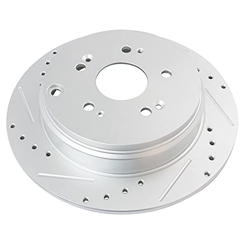 TRQ Performance Front and Rear Brake Pad and Rotor Set Ceramic Coated