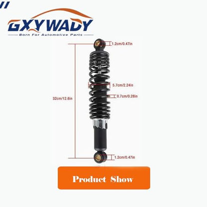 GXYWADY 1 Pair 12.5 320mm Motorcycle Rear Shock Absorbers - color: Black