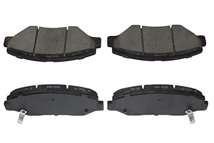 Front Replacement For Ceramic Brake Pad 2003-2008 Honda Pilot - D943 Hardware Fit Included - style: D943