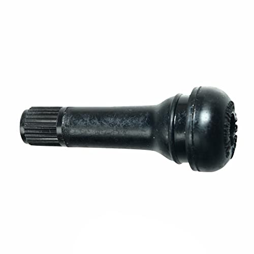 100PCS TR414 Snap-in Tire Wheel Valve Stems Medium Black Rubber Kit - color: 100PCS, size: TR414