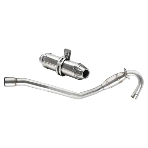 38mm 1.5" Racing Exhaust Pipe and Muffler Full System for CRF70F CRF70 XR70 CRF 70 CRF110F Motorcycle Dirt Pit Bikes 70cc 90cc 110cc 125cc 140cc 150cc SSR Apollo RFZ 140 Thumpstar Taotao DB17