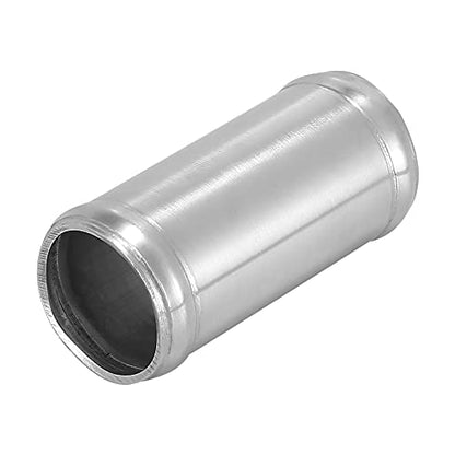 X AUTOHAUX Aluminum Alloy Hose Joint Pipe Set with 2 Clamps OD 1.38" 35mm Length 3" 76mm - size: 1.38"
