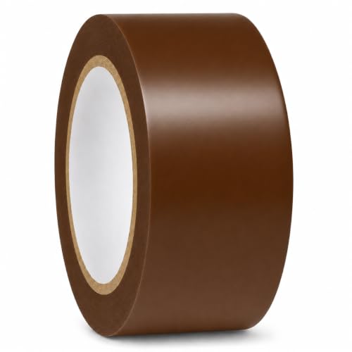 GGR Supplies CVT-536 Brown Vinyl Floor Marking Tape, 2 x 36 Yards - color: Brown, size: 2 in. x 36 yds.