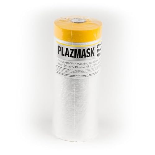 Pre-Taped Masking Film 9-Feet X 65-Feet, 1 roll - size: 9-Feet X 65-Feet, style: 1 Roll