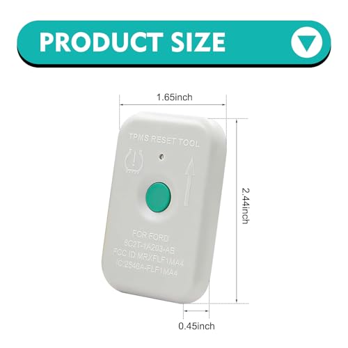 TPMS Programming Tool, TPMS19 Tire Pressure Sensor Reset Tool, Replacement for OEM 8C2T-1A203-AB, Compatible with Ford F-Series Lincoln Mazda