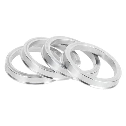 Hub Centric Rings, 59.5mm ID to 72.6mm OD Vehicle Wheel Hubrings Aluminum Alloy, 4 Pcs - size: 59.5mm to 72.6mm