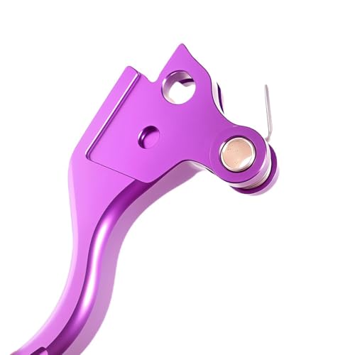 Motorcyle Adjustable Short Brake Clutch Lever Compatible with for Harley Touring Street Road Glide 2024-2025 (Purple) - color: Purple