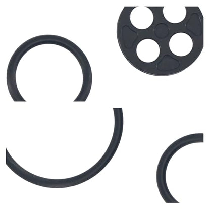 Fuel Tap Gas Valve Petcock Gasket Rebuild Kit Compatible with Yamaha DT250 DT400 IT175 IT250