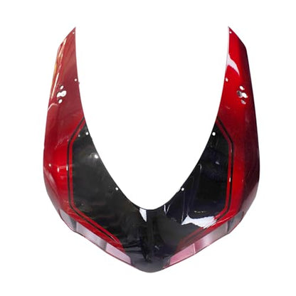Candy Red Black Fairings Body Work Kit for Ducati 1098/848/1198 2007-2012 - color: Candy Red Black